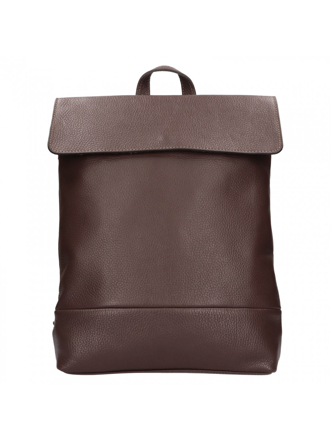 Dámský kožený batoh Italia Jenny – tmavě hnědá